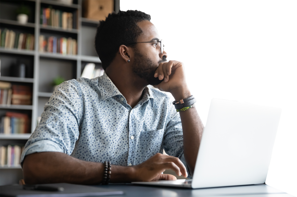 Thoughtful Man - Testosterone Replacement Therapy FAQs 